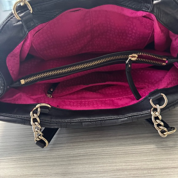 Kate Spade Astor Court Elena Black Quilted Leather Chain Handle Shoulder Bag - Picture 7 of 8